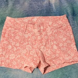 Old Navy Floral Pink High Waist Women Shorts